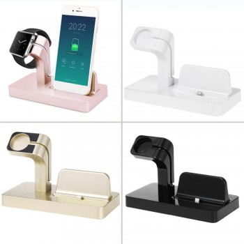 2 in 1 Charging Dock For Apple Charger Holder For Apple Watch For iPhone 6/6plus/6s/7plus Phone Watch Bracket For Apple Series
