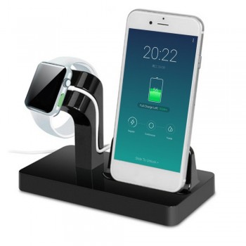 2 in 1 Charging Dock For Apple Charger Holder For Apple Watch For iPhone 6/6plus/6s/7plus Phone Watch Bracket For Apple Series