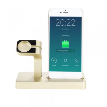 2 in 1 Charging Dock For Apple Charger Holder For Apple Watch For iPhone 6/6plus/6s/7plus Phone Watch Bracket For Apple Series