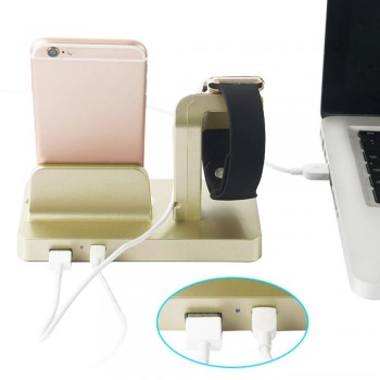2 in 1 Charging Dock For Apple Charger Holder For Apple Watch For iPhone 6/6plus/6s/7plus Phone Watch Bracket For Apple Series
