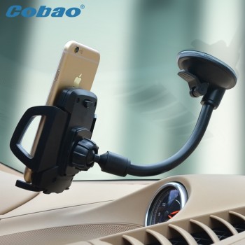 Universal Long Arm Windshield mobile Cellphone Car Mount Bracket Holder for your mobile phone Stand for iPhone GPS MP4