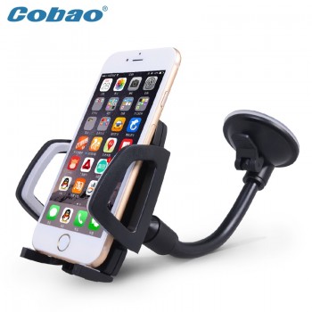 Universal Long Arm Windshield mobile Cellphone Car Mount Bracket Holder for your mobile phone Stand for iPhone GPS MP4