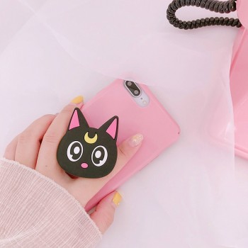 Universal Mobile phone Stand phone Holder bracket  Expanding Stand and grip for iphone xs max xiaomi mi 8 lite Cute Doraemon