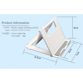 Universal Folding Table cell phone support Plastic holder desktop stand phone holder Smartphone amp; Tablet ring holder for phone