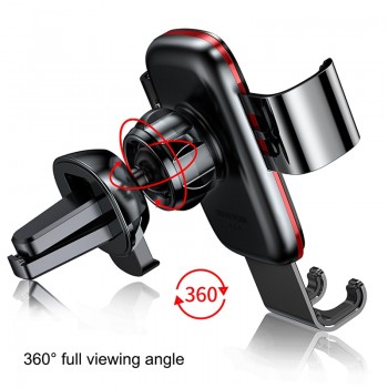 Baseus Universal Car Phone Holder For iPhone X XS Max Samsung Huawei Car Air Vent Mount Holder Metal Gravity Mobile Phone Holder