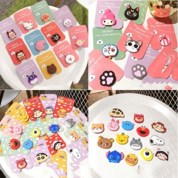 Universal phone Stand bracket Expanding Stand stretch grip phone Holder Finger Cute cartoon stand for iphone 6s 7 8 X XS socket