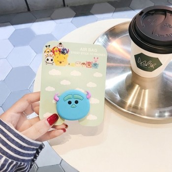Universal phone Stand bracket Expanding Stand stretch grip phone Holder Finger Cute cartoon stand for iphone 6s 7 8 X XS socket