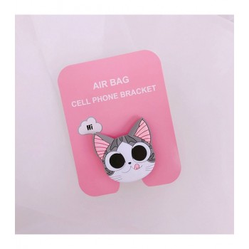 Universal phone Stand bracket Expanding Stand stretch grip phone Holder Finger Cute cartoon stand for iphone 6s 7 8 X XS socket