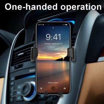 Universal Car Phone Holder Gravity Car Air Vent Mount In Car For Iphone X 8 Samsung Xiaomi One hand Operate Phone Stand Bracket