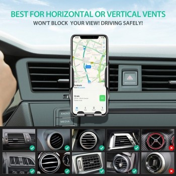 Universal Car Phone Holder For IPhone X XS MAX 360 Rotation In Car Air Vent Mount Mobile Cell Phone Stand For Samsung S8 Xiaomi