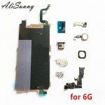 AliSunny Metal LCD Back plate Heat Shield kits for iPhone 6 Plus 5.5 6S 6G 6SP 6SPlus Earpiece Screws Front Camera Sets