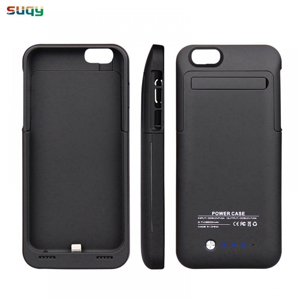 suqy 3500mAh Battery Case for iphone 6 6s External Power Bank for iphone 6 6s Power Bank Battery Case with holder