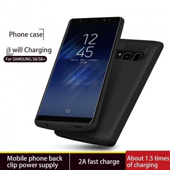 OYIXINGER High Capacity Backup External Power Bank Battery Case For Samsung Galaxy S8 S8+ Plus Charger Case 2A Smart Fast Charge