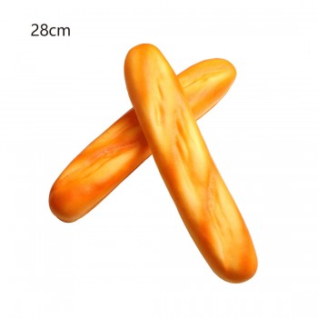 Etmakit Cute French Baguettes Kawaii Squishy Rising Jumbo Phone Straps Cute Squeeze Stress Kids Gift Pillow Loaf Cake Bread Toy