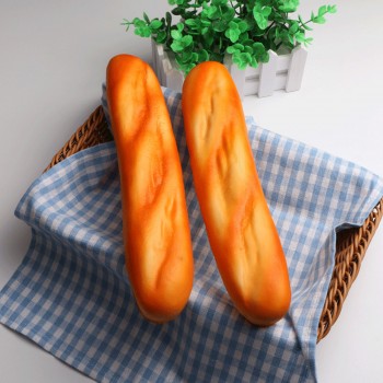 Etmakit Cute French Baguettes Kawaii Squishy Rising Jumbo Phone Straps Cute Squeeze Stress Kids Gift Pillow Loaf Cake Bread Toy
