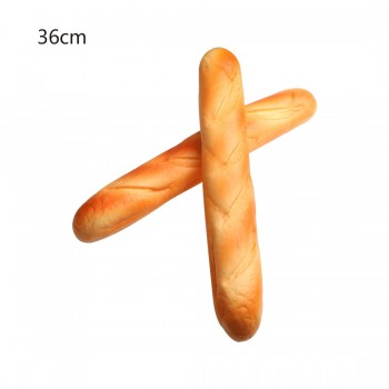 Etmakit Cute French Baguettes Kawaii Squishy Rising Jumbo Phone Straps Cute Squeeze Stress Kids Gift Pillow Loaf Cake Bread Toy