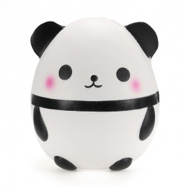 2018 New 12CM Jumbo Cute Panda Bear Squishy Slow Rising Soft Squeeze Straps Crean Scented Bread Cake Decor Toy Kid Fun Gift