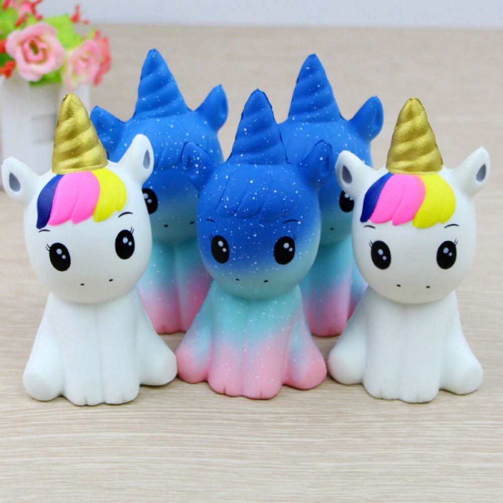 PU Unicorn bear Animals Squishy jumbo cute Slow Rising Kawaii Squish Toy for Kids anti Stress Reliever Decompression Squeeze toy