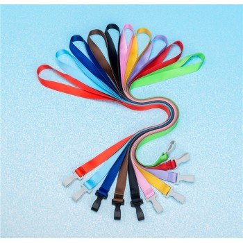 Cheap Blank Plain Neck Strap Mobile Phone/ID/kEYS Attached
