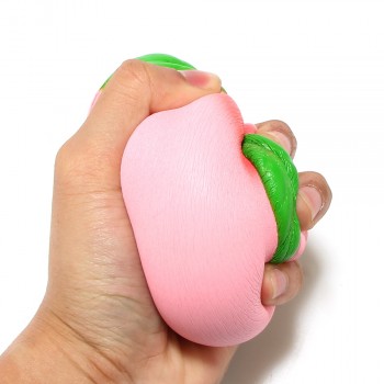 1Pcs 10CM Colossal Soft Squishy Peaches Cream Scented Super Slow Rising