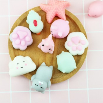 Etmakit Mini Squishy toy Seal Cute Phone Straps Slow Rising Soft Press Squeeze Kawaii Bread Cake Kids Toy Phone DIY Accessories
