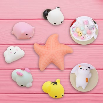Etmakit Mini Squishy toy Seal Cute Phone Straps Slow Rising Soft Press Squeeze Kawaii Bread Cake Kids Toy Phone DIY Accessories