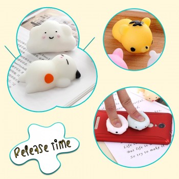 Etmakit Mini Squishy toy Seal Cute Phone Straps Slow Rising Soft Press Squeeze Kawaii Bread Cake Kids Toy Phone DIY Accessories