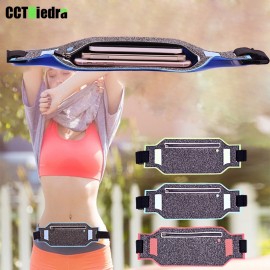 Slim Waterproof Sport GYM Running Waist Belt Pack Cell Phone Case Bag Armband For iPhone X 8 7 5 6 6s 7 Plus Holder 6.0 inch