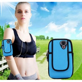5.5 Sport Armband Running Flip Bag Case for iPhone Samsung Universal Smartphone Mobile Phone Earphone Holes Keys Arm Bags Pouch