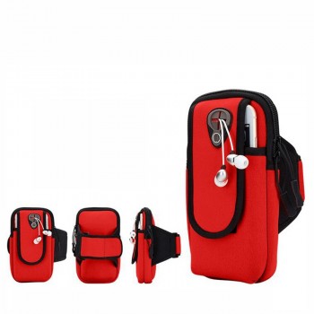 5.5 Sport Armband Running Flip Bag Case for iPhone Samsung Universal Smartphone Mobile Phone Earphone Holes Keys Arm Bags Pouch