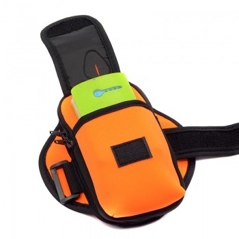 6.3 Sport Armband Running Flip Bag Case for iPhone Samsung Universal Smartphone Mobile Phone Earphone Holes Keys Arm Bags Pouc