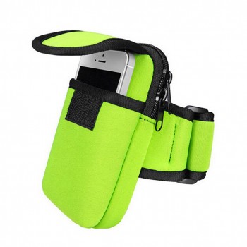 Armband Cases on Hand Function for Iphone Carrying Case Headphone Hole Profession Gym Running Sports Mobile Phone holder16*10cm