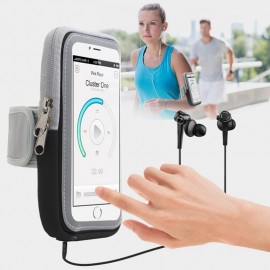 Breathable Sweat-absorbent Cloth Sports Armband For Iphone 7 Case Mobile Phone Arm Bands Holder On Hand 6.2 inch Phone Pouch