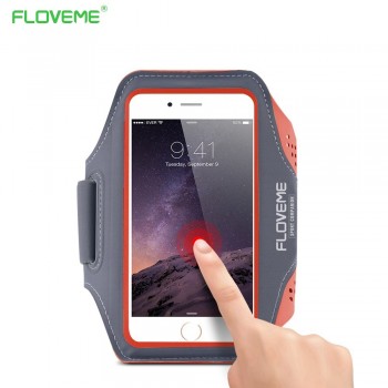 FLOVEME Running Sport Waterproof Armband For iPhone 7 6 6s Plus Case For Samsung 4.7 5.5 Inch Universal Nylon Phone Bag Shells
