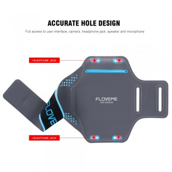 FLOVEME Running Sport Waterproof Armband For iPhone 7 6 6s Plus Case For Samsung 4.7 5.5 Inch Universal Nylon Phone Bag Shells