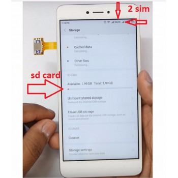 HAOHAN 5Pcs Hybrid Double Dual Sim-card Adapter Micro SD Nano SIM Extension Adapter Android Mobile For Xiaomi Redmi Note3 4 3s
