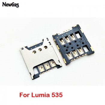 For Nokia Lumia 550 720 530 535 820 730 1320 630 SIM Card Adapters Slot Tray Holder Socket Reader Module Repair Part