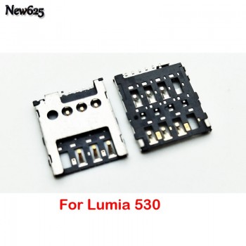 For Nokia Lumia 550 720 530 535 820 730 1320 630 SIM Card Adapters Slot Tray Holder Socket Reader Module Repair Part