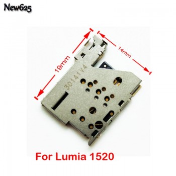 For Nokia Lumia 550 720 530 535 820 730 1320 630 SIM Card Adapters Slot Tray Holder Socket Reader Module Repair Part
