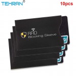 10 pcs / set of anti-theft RFID card protector for bank card RFID lock sleeve identity anti-theft protective cover