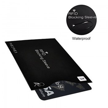 10 pcs / set of anti-theft RFID card protector for bank card RFID lock sleeve identity anti-theft protective cover