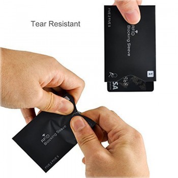 10 pcs / set of anti-theft RFID card protector for bank card RFID lock sleeve identity anti-theft protective cover