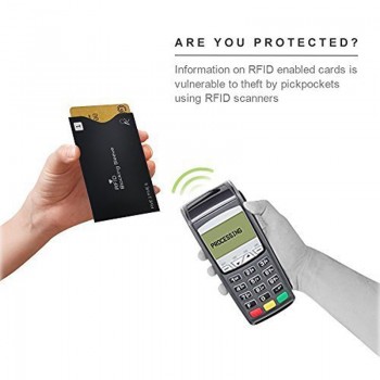 10 pcs / set of anti-theft RFID card protector for bank card RFID lock sleeve identity anti-theft protective cover