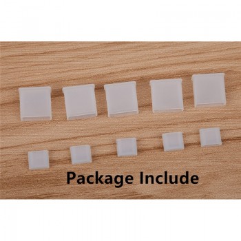 CatXaa 10 Pieces Mobile Phone Charger Cable Dust Plug Case Cable Cover Protector Micro USB Cable Prevent Rust for Iphone Android