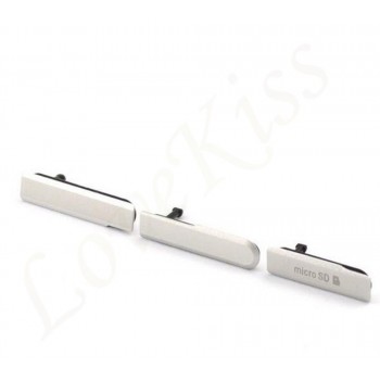 SIM Card Micro SD USB Charging Port Slot Block Cover For Sony Xperia Z1 Compact Z1 Mini M51W D5503 Dust Plug Dust-Proof Case