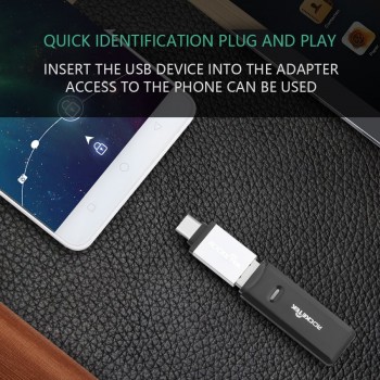 Rocketek USB 3.0 2.0 to Type c OTG adapter Alumium Phone accessories Connector for One plus 6 5 Xiaomi mi 8 Huawei