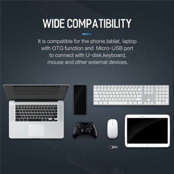 ROCK Micro to USB OTG Cable OTG Adapter for Samsung Galaxy Xiaomi Huawei OTG Mobile Android Tablet Mobile Phone Cables