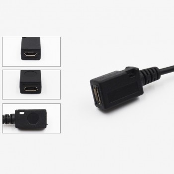 2 In 1 OTG Micro USB Host Power Y Splitter USB Adapter to Micro 5 Pin Male Female Cable JLRJ88