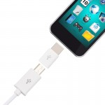 Etmakit Micro USB to Type-C Type C Adapter Sync Charge TypeC Connector ABS Inserted From Both Side Size NK-Shopping