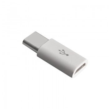 Etmakit Micro USB to Type-C Type C Adapter Sync Charge TypeC Connector ABS Inserted From Both Side Size NK-Shopping
